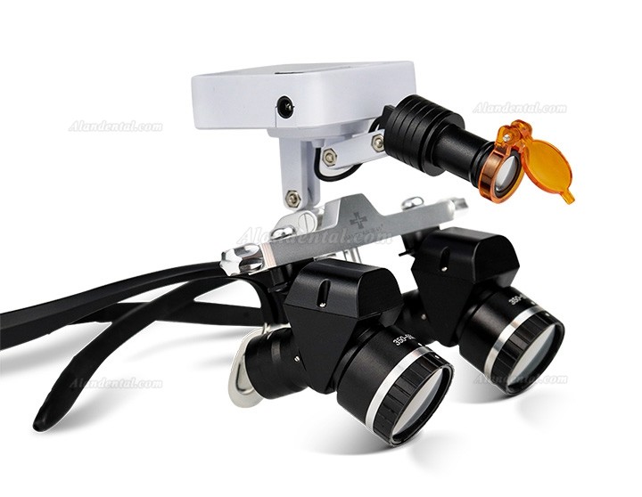 WJ YWJ-MG11U 3.0X-5.0X Dental Ergonomic Binocular Loupes With Headlight (Adjustable Magnification)